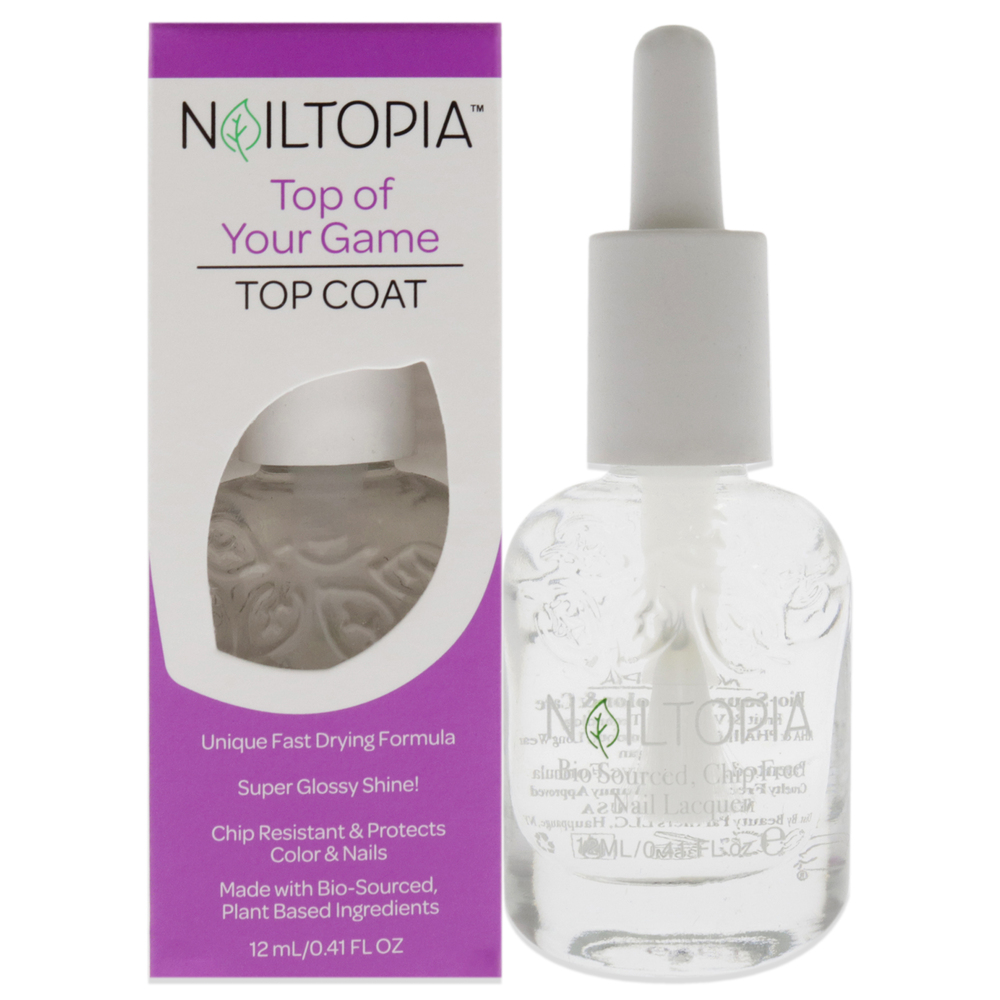 Bio-Sourced Chip Free Top Coat - Top Of Your Game by Nailtopia - 0.41 oz